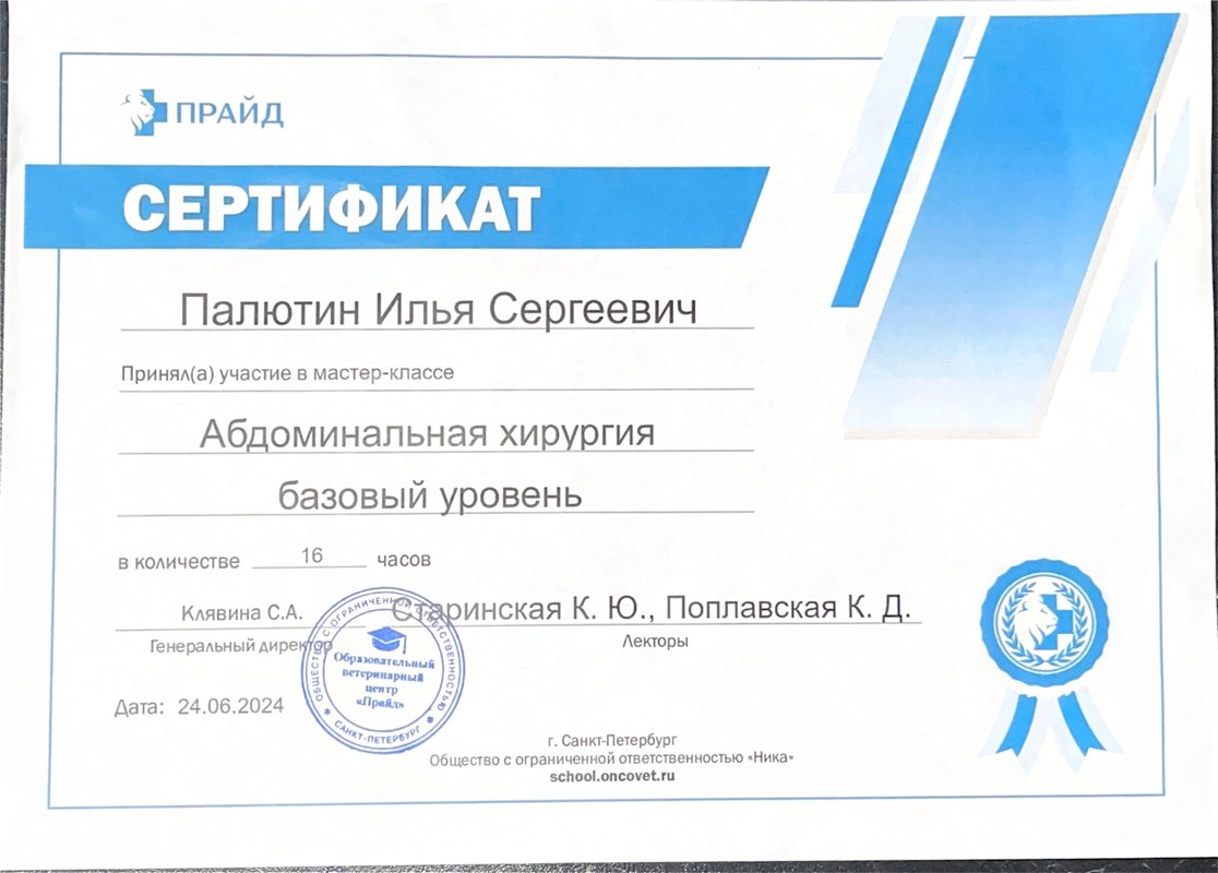 Документ или сертификат