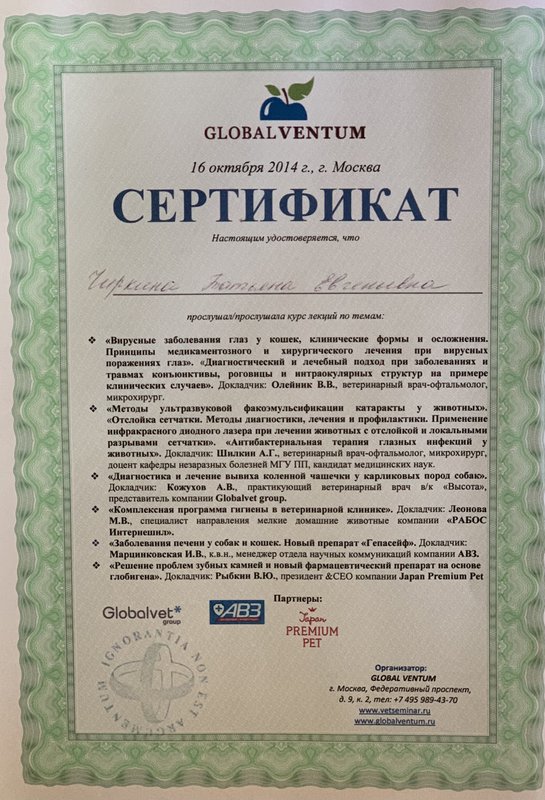 Документ или сертификат