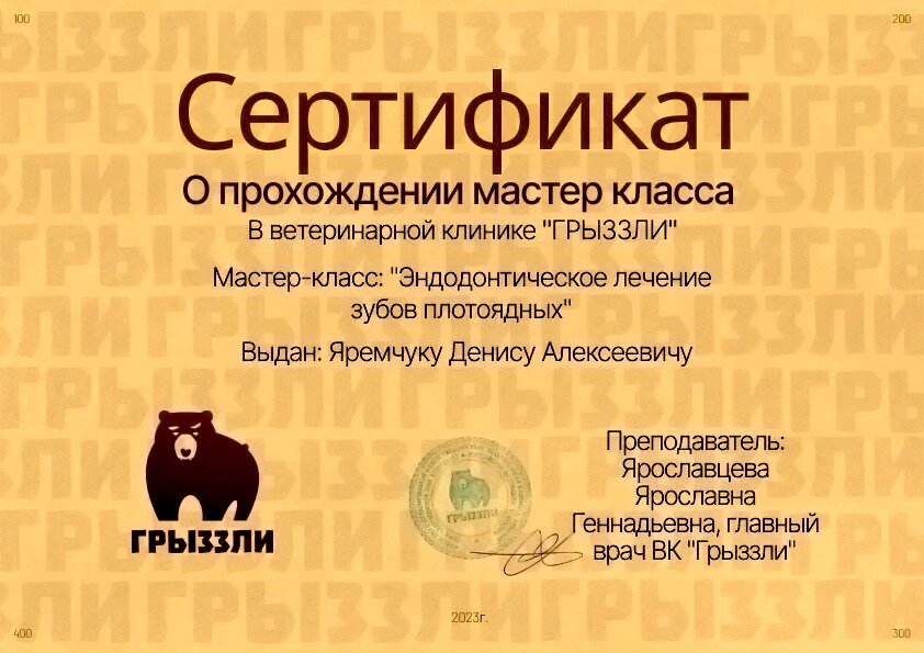 Документ или сертификат