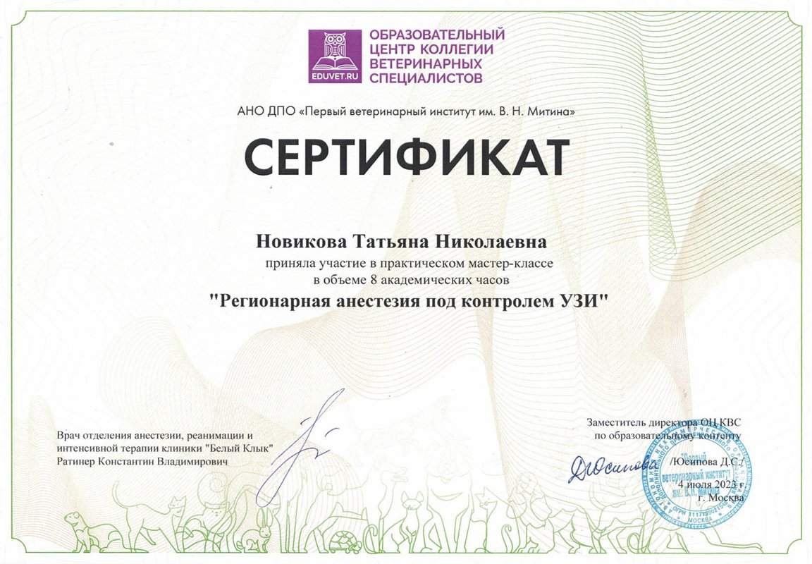 Документ или сертификат