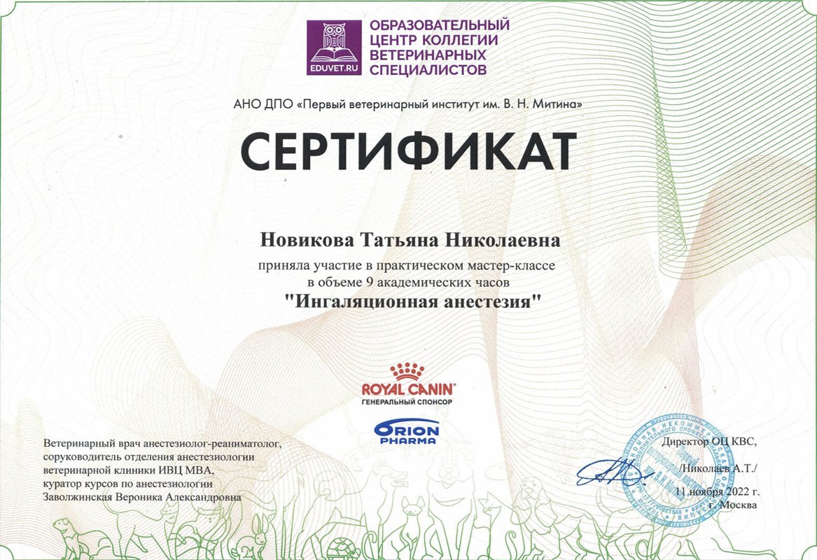 Документ или сертификат