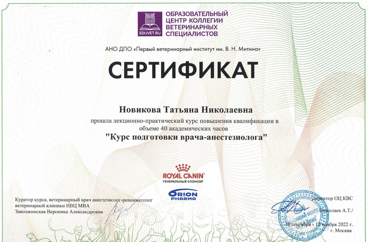 Документ или сертификат