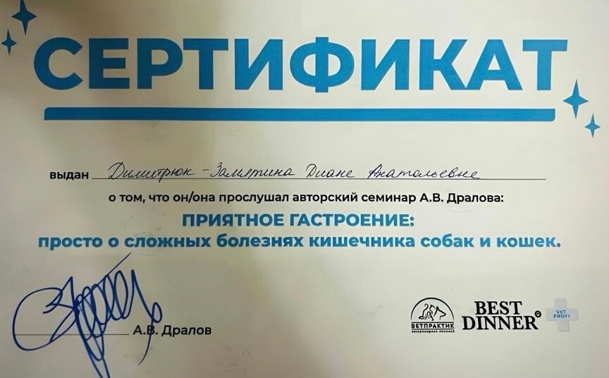 Документ или сертификат