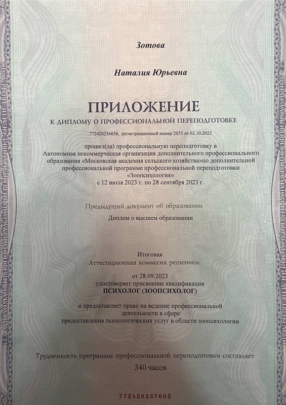 Документ или сертификат