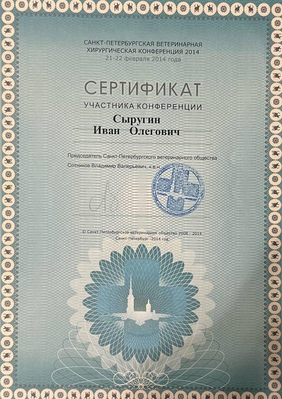 Документ или сертификат