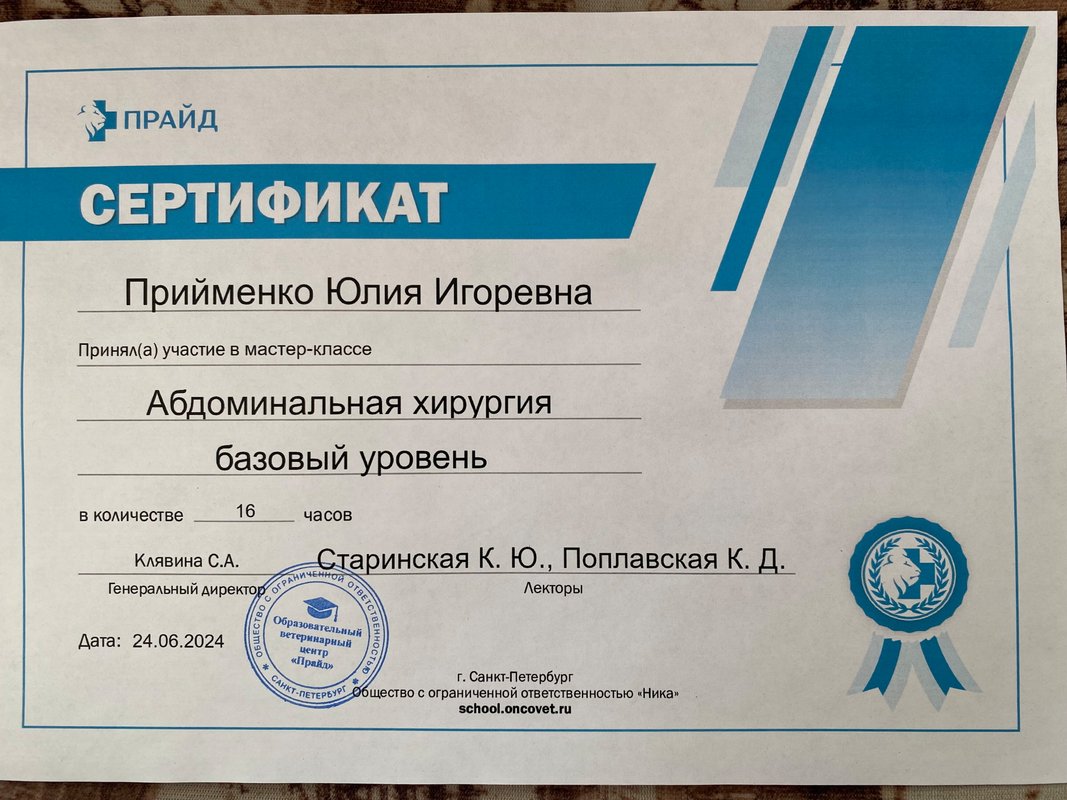 Документ или сертификат