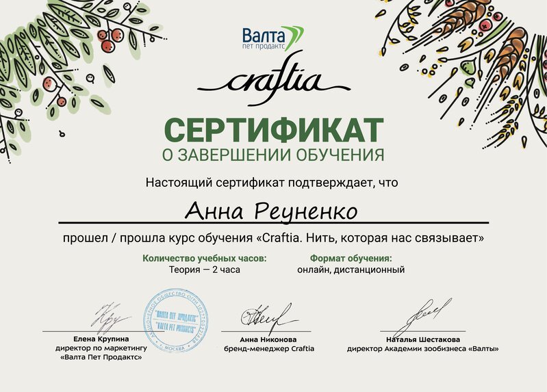 Документ или сертификат