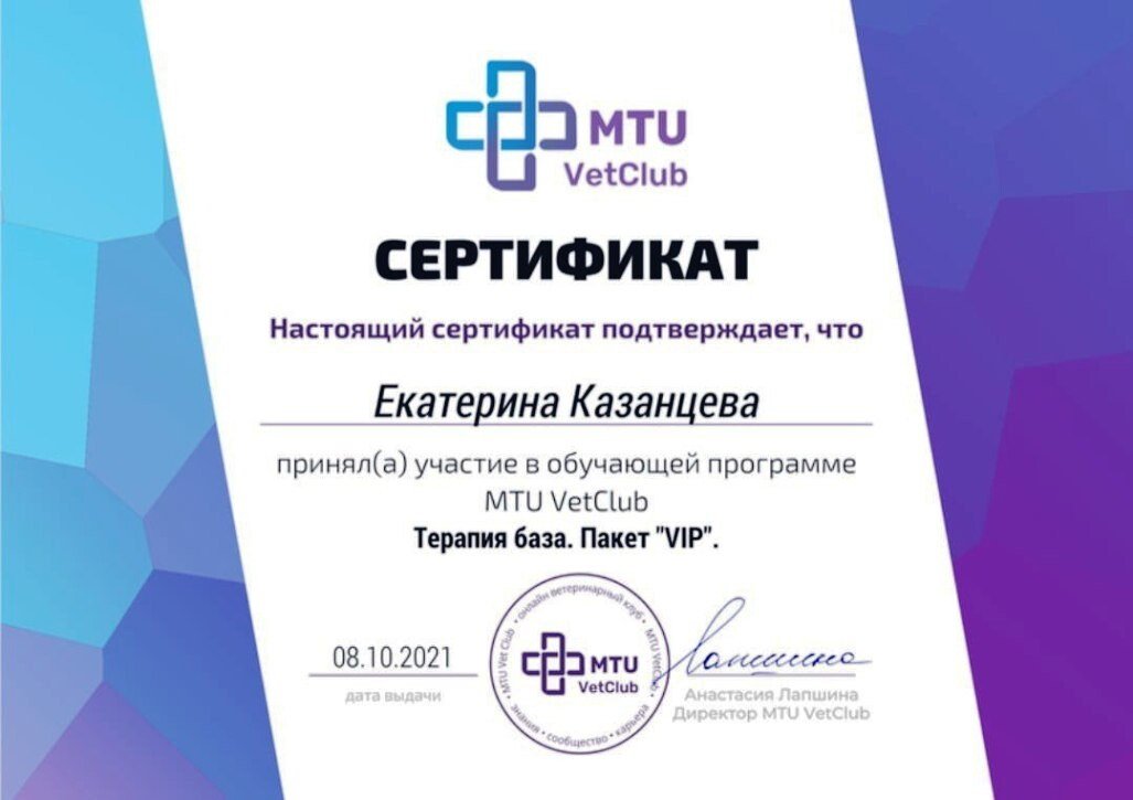 Документ или сертификат