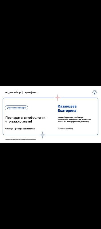 Документ или сертификат
