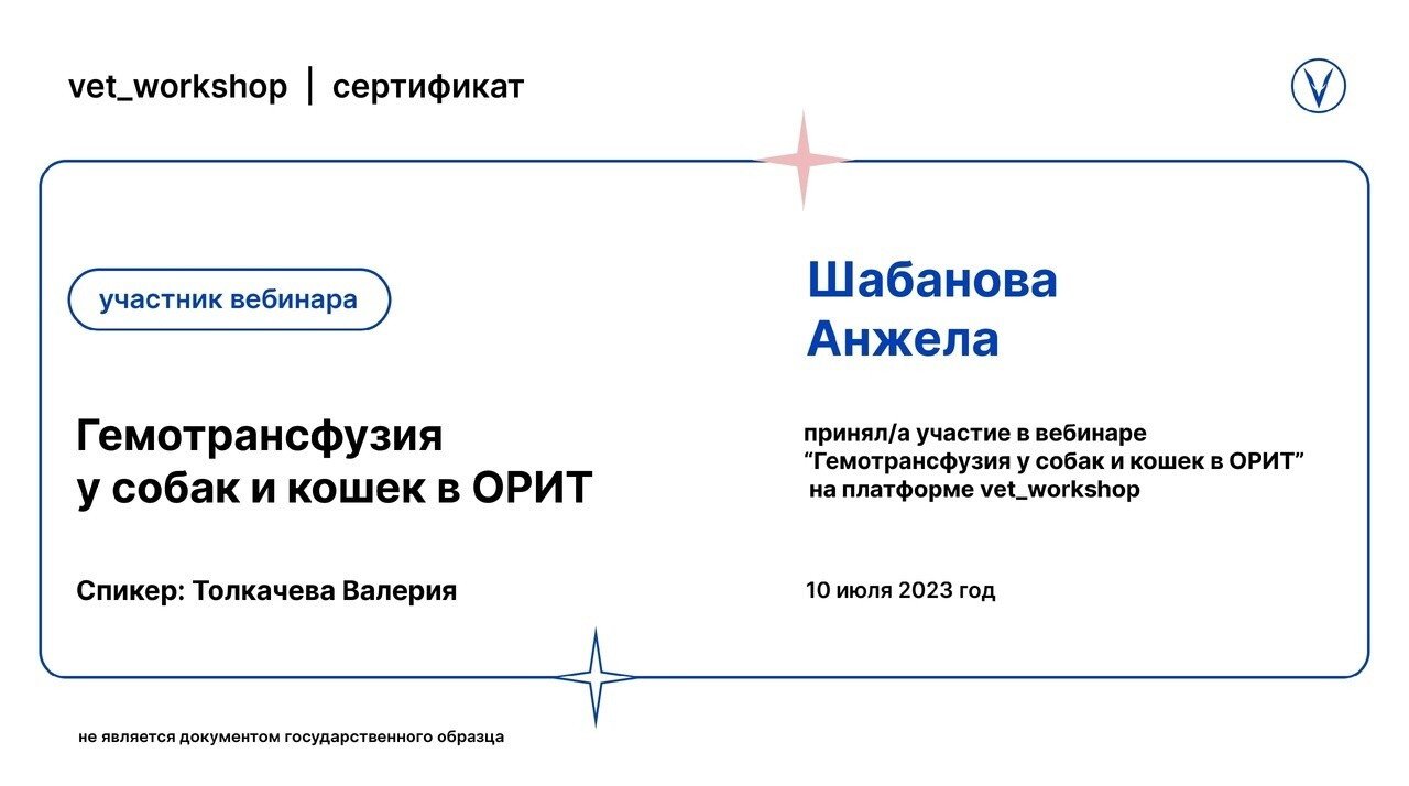 Документ или сертификат