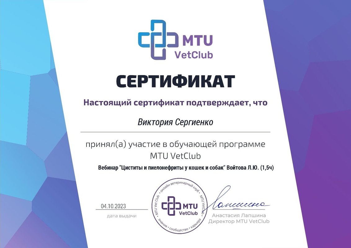Документ или сертификат