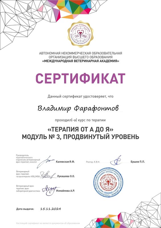 Документ или сертификат