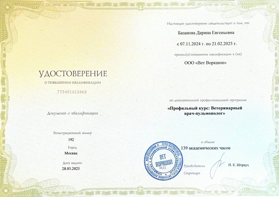 Документ или сертификат