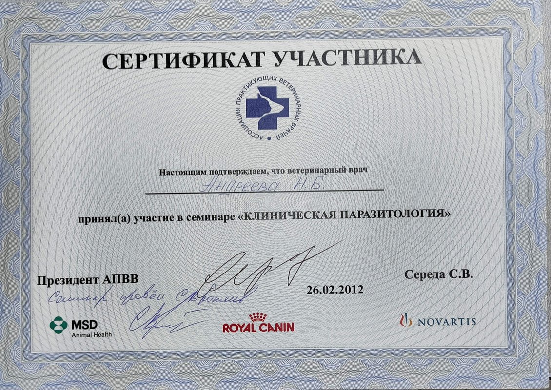 Документ или сертификат