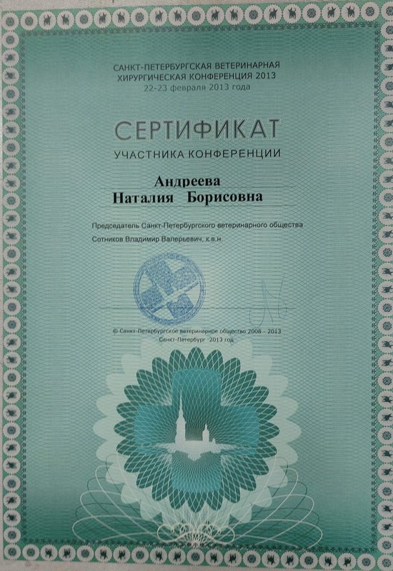Документ или сертификат