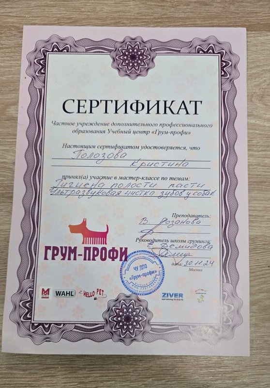 Документ или сертификат