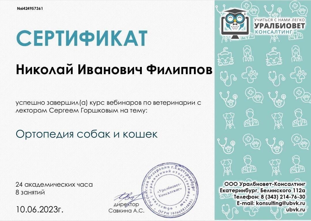 Документ или сертификат