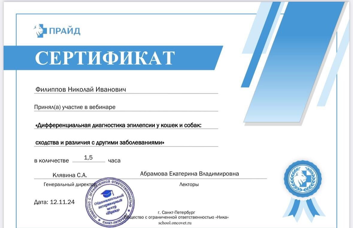 Документ или сертификат
