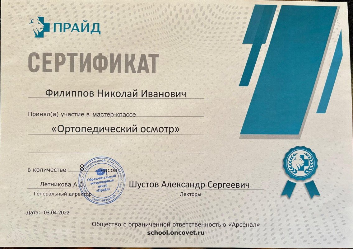 Документ или сертификат