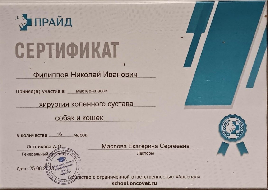 Документ или сертификат