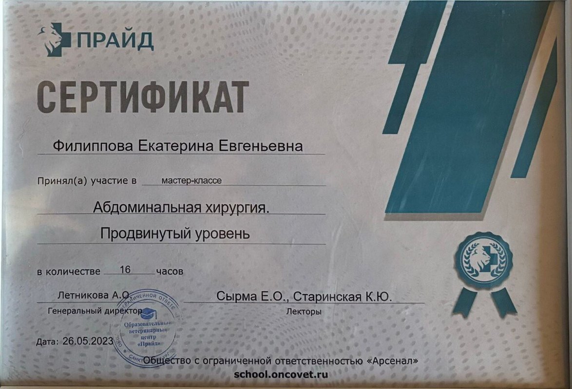 Документ или сертификат
