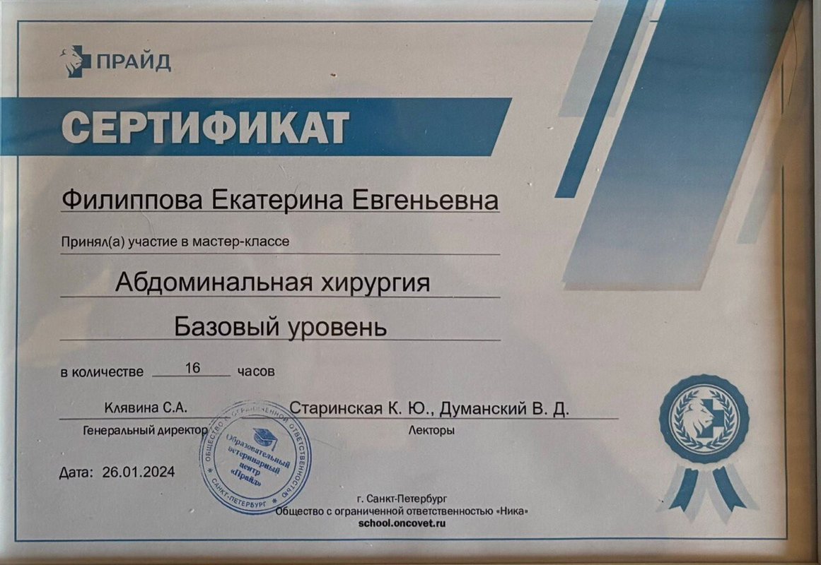 Документ или сертификат