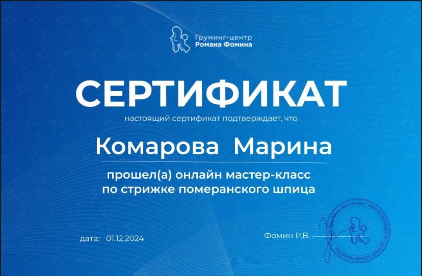 Документ или сертификат