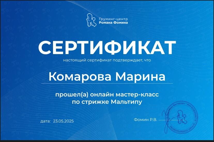 Документ или сертификат