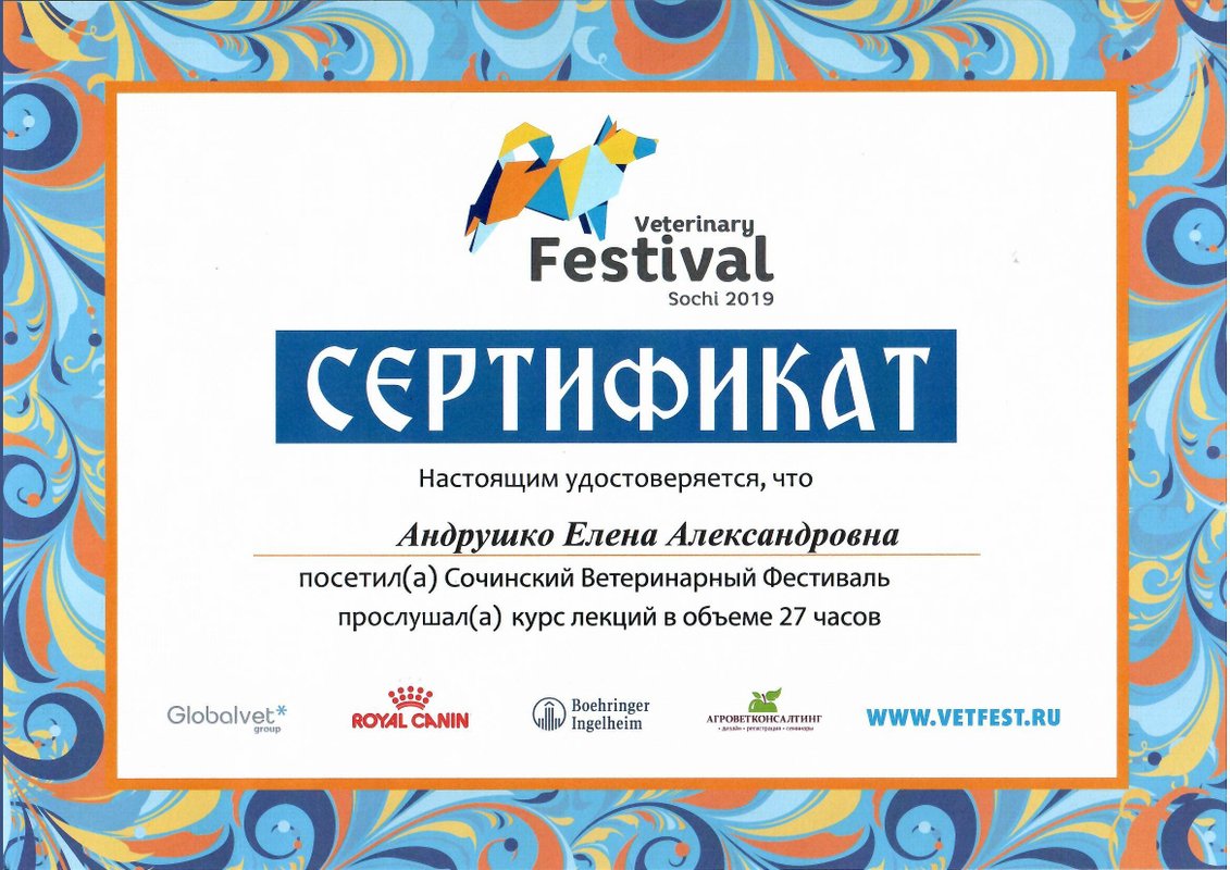 Документ или сертификат