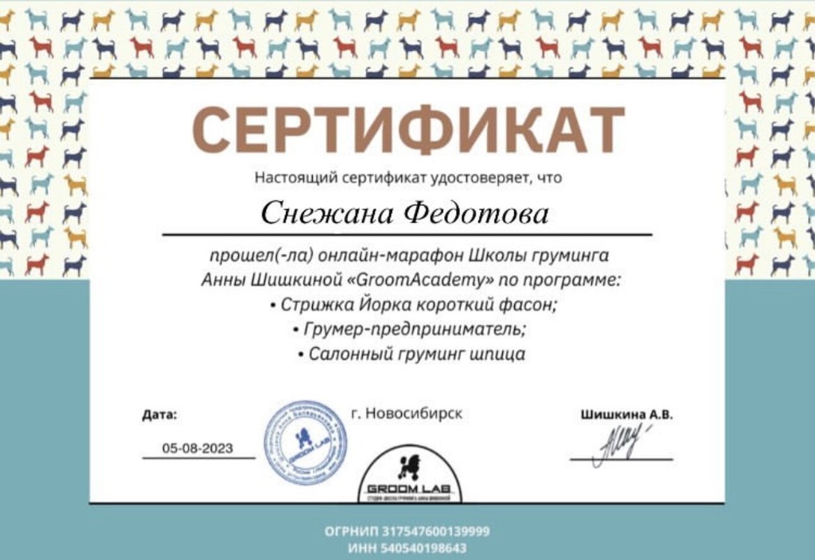 Документ или сертификат