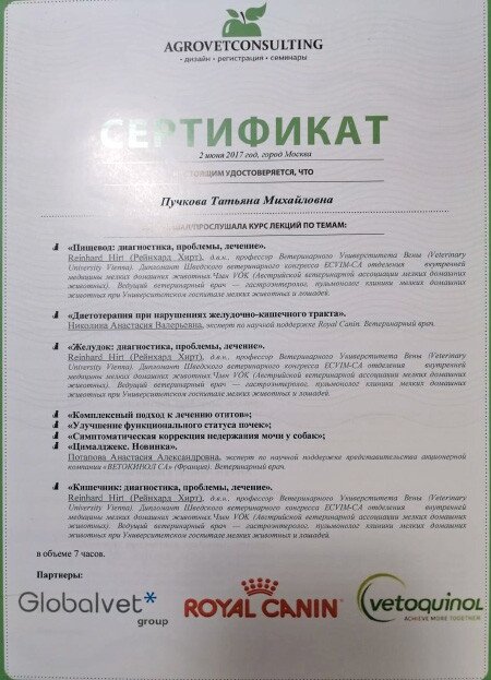 Документ или сертификат