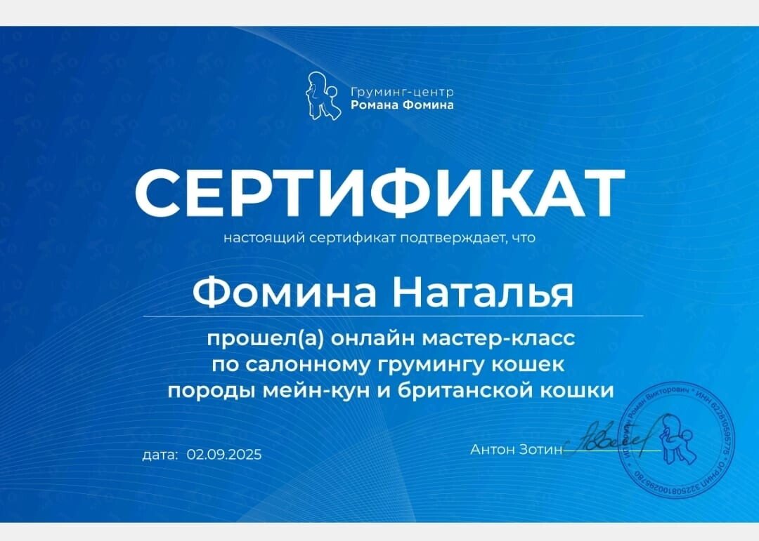Документ или сертификат