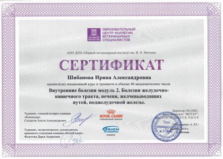 Документ или сертификат