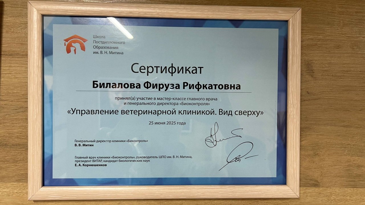 Документ или сертификат