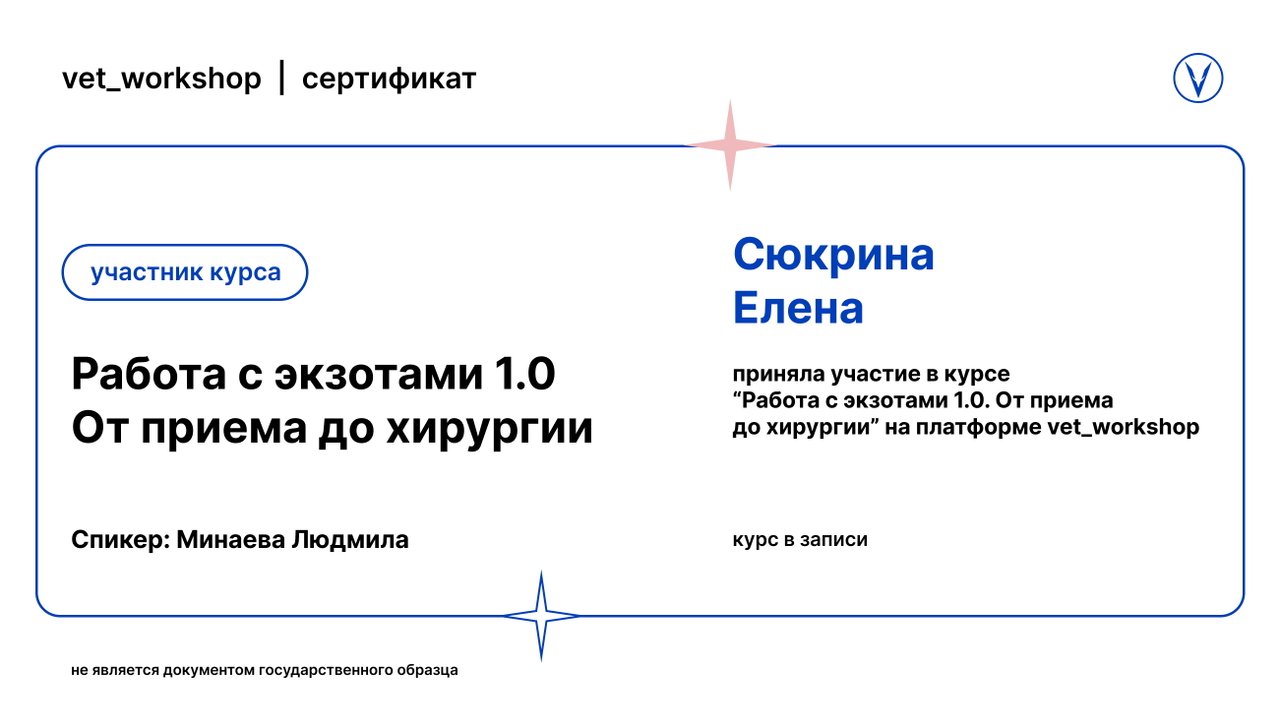 Документ или сертификат