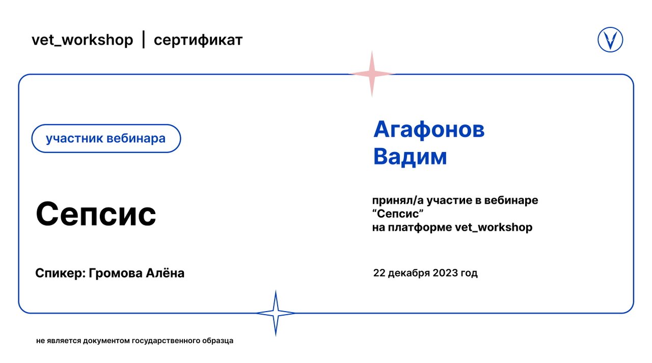 Документ или сертификат