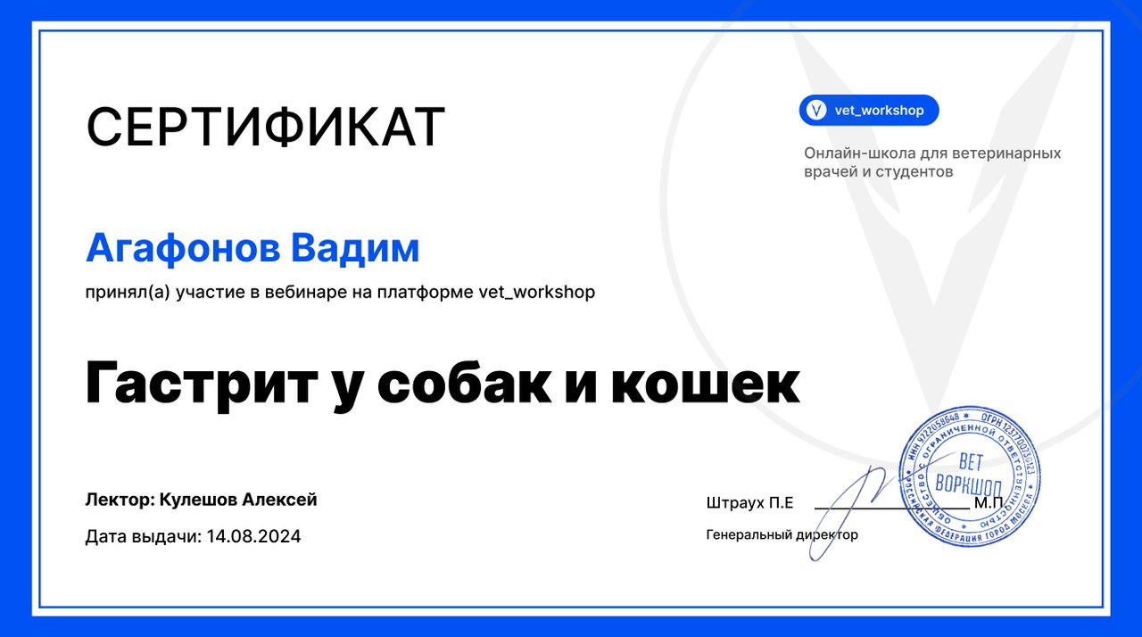 Документ или сертификат