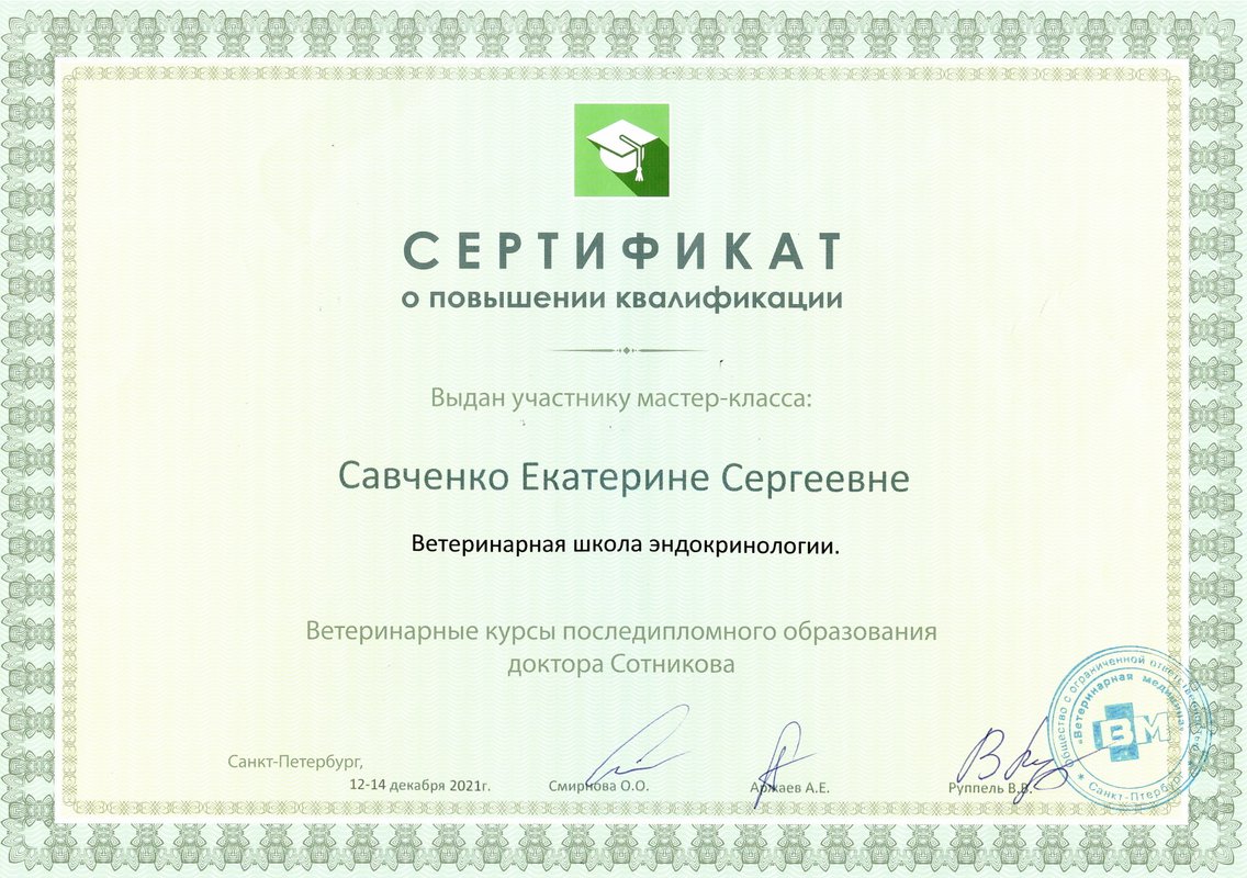 Документ или сертификат