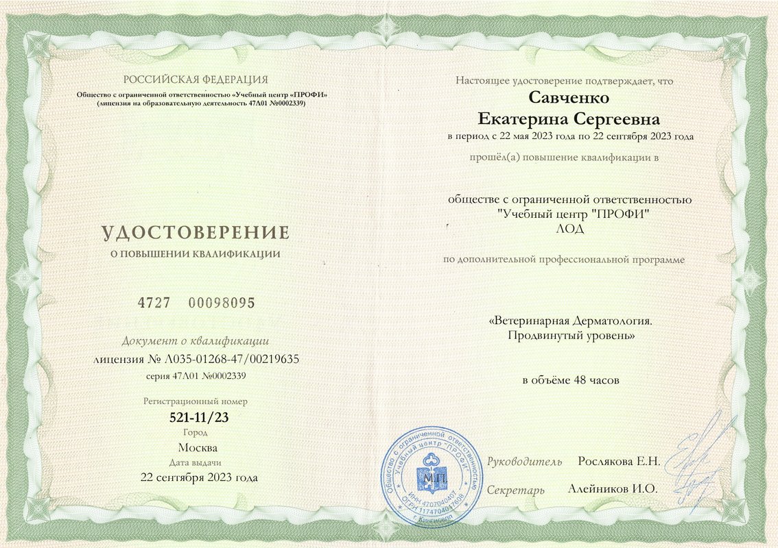 Документ или сертификат