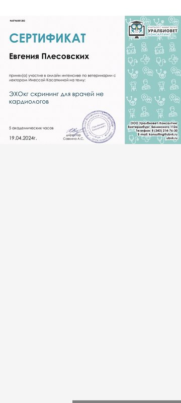 Документ или сертификат