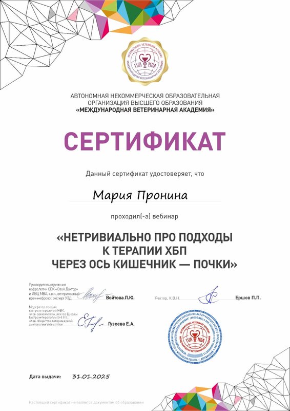 Документ или сертификат