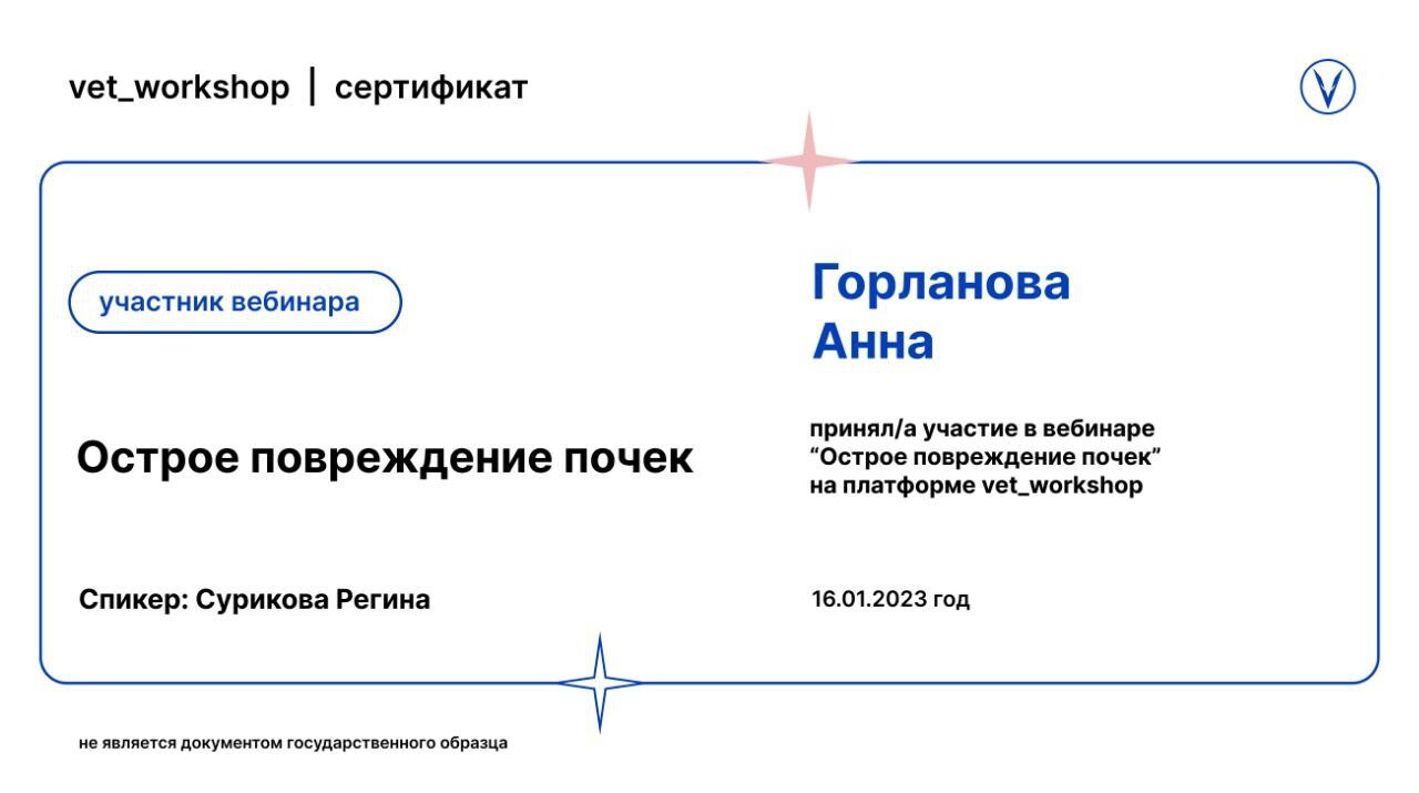Документ или сертификат