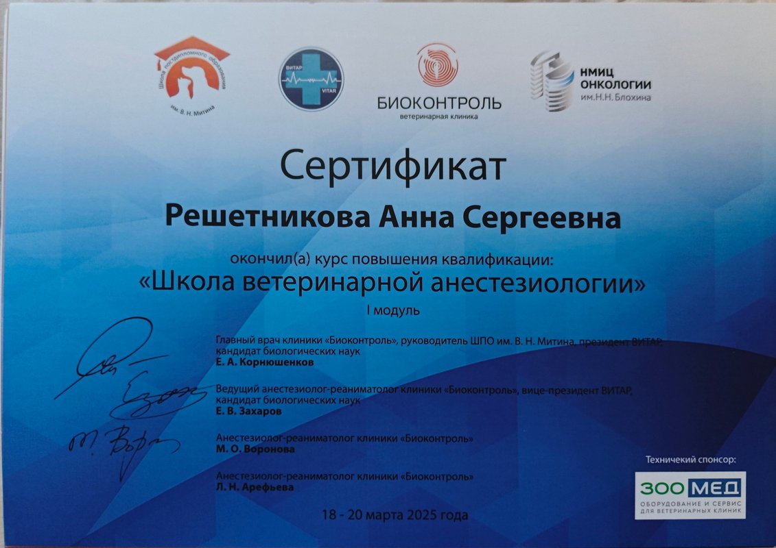 Документ или сертификат